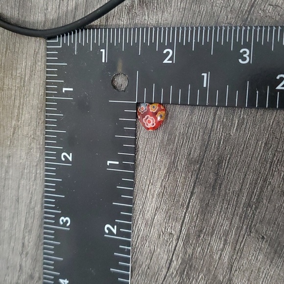 Colorful Heart-Shaped Floral Bead Hippie Flower P313 - Picture 3 of 3